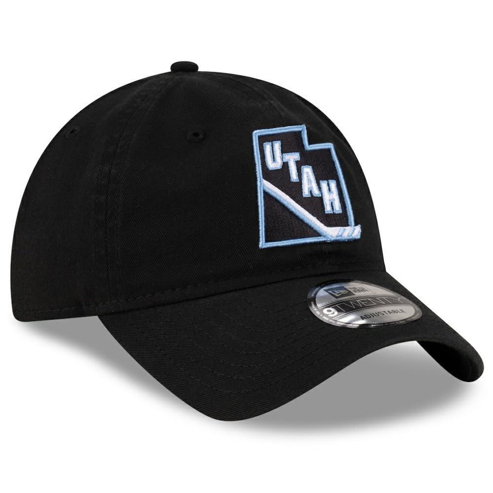 Utah Mammoth New Era 9TWENTY Adjustable Hat - Black Hats