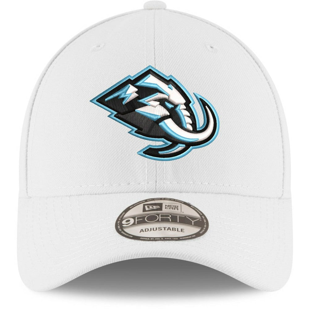 Utah Mammoth New Era 9FORTY Adjustable Hat - White Hats