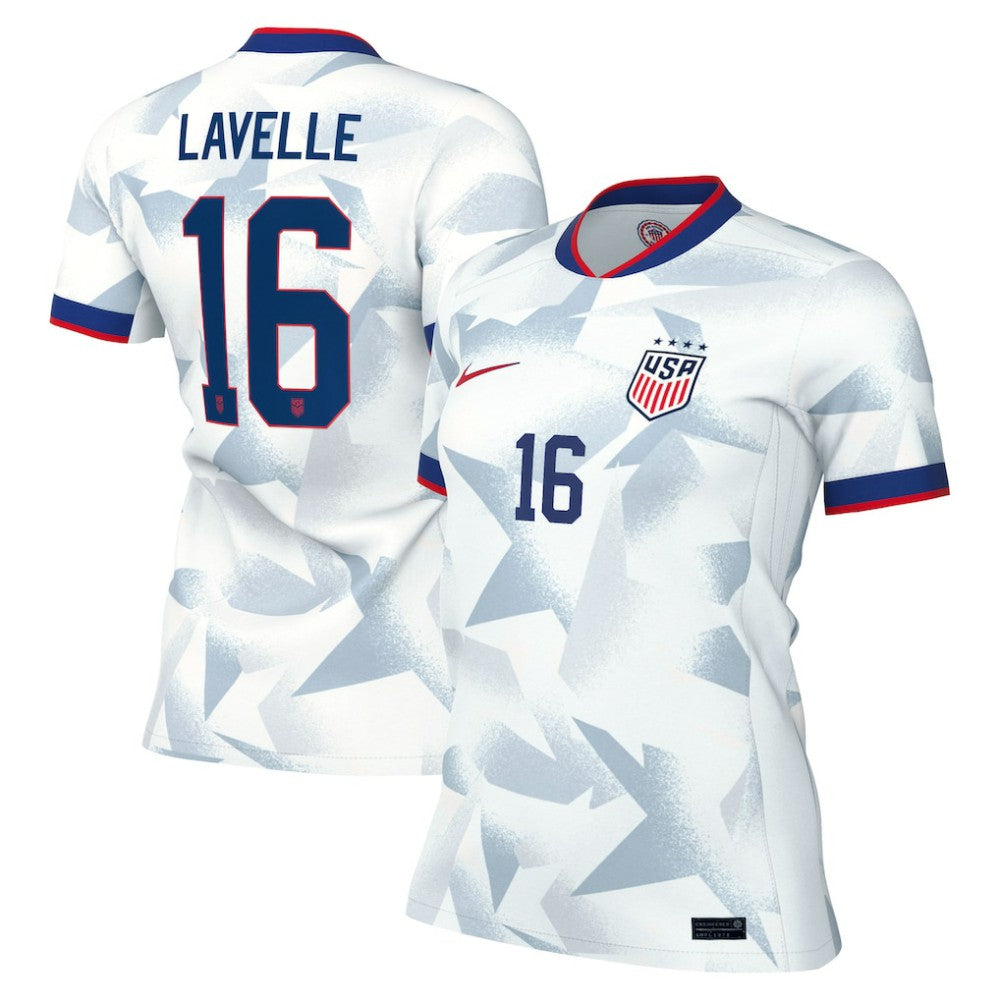 Rose Lavelle USWNT Women's 2025 Home Replica Player Jersey - White on sale