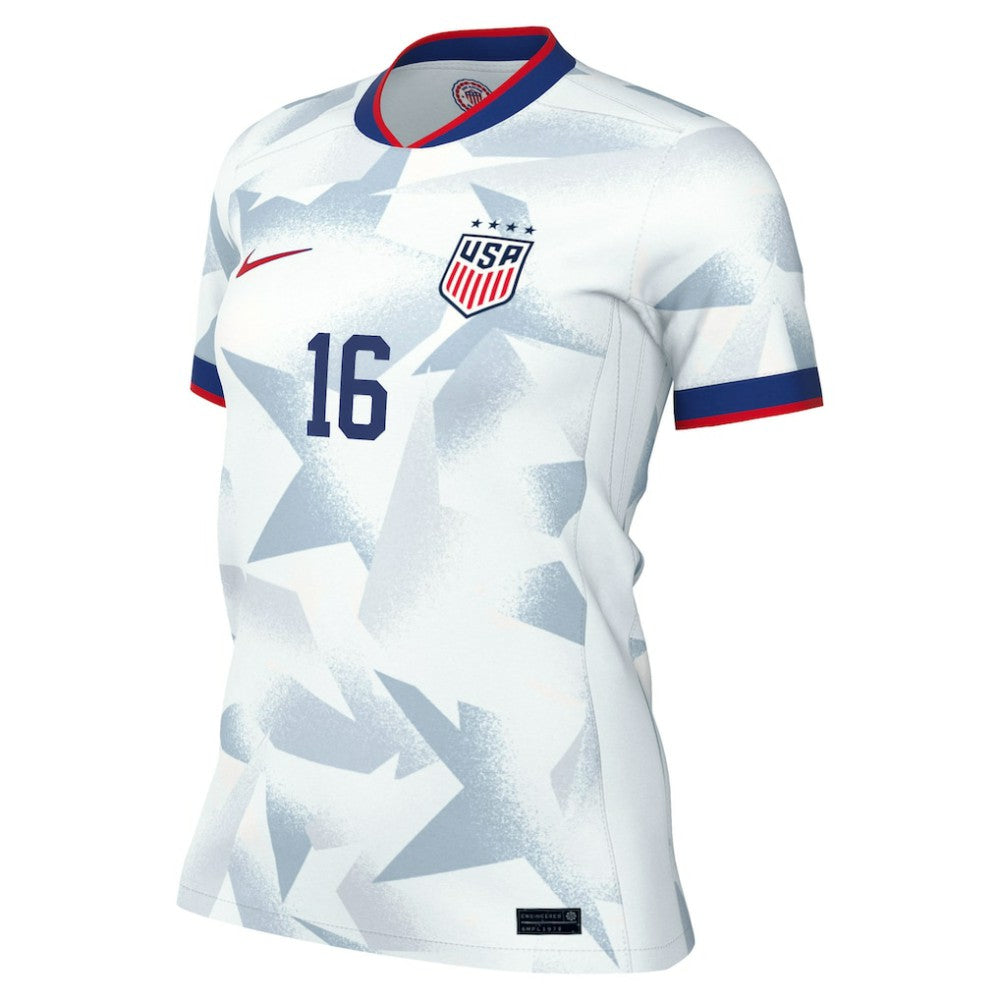 Rose Lavelle USWNT Women's 2025 Home Replica Player Jersey - White on sale
