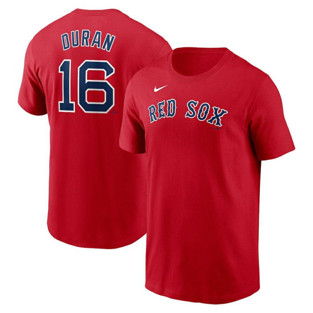 Jarren Duran Boston Red Sox Fuse Name & Number T-Shirt Red