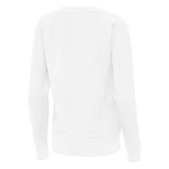 Philadelphia Phillies Antigua Women's Varsity Tri-Blend V-Neck Long Sleeve T-Shirt White