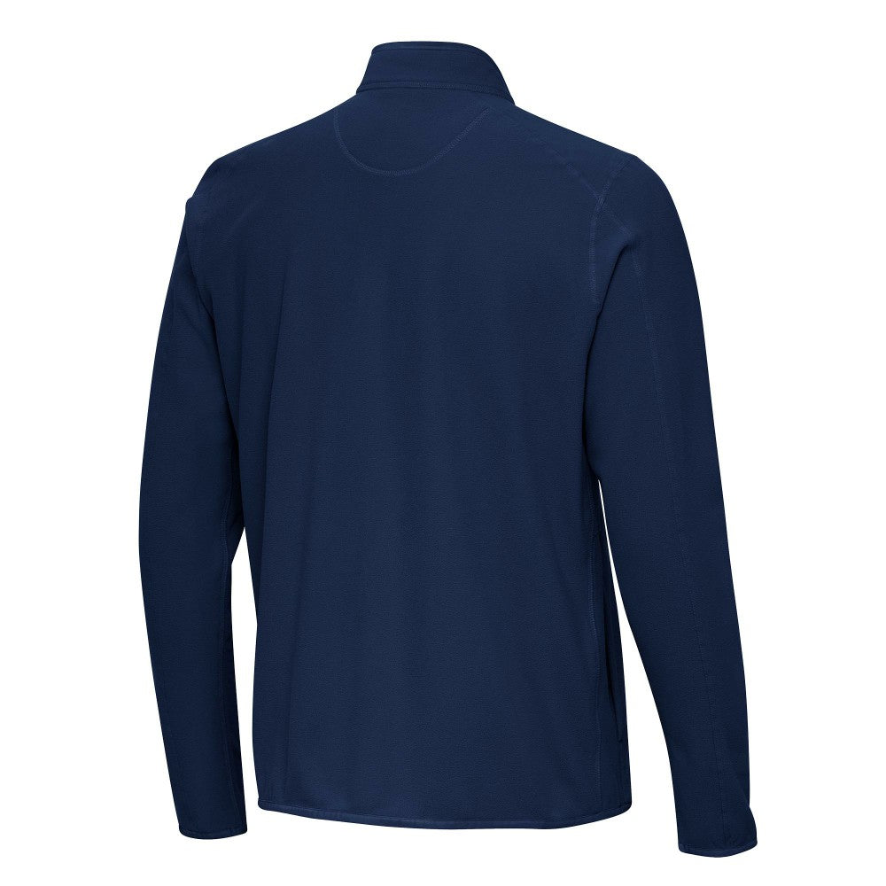Milwaukee Brewers Antigua Step Up Quarter-Zip Pullover Navy