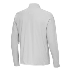 Texas Rangers Antigua Step Up Quarter-Zip Pullover Gray
