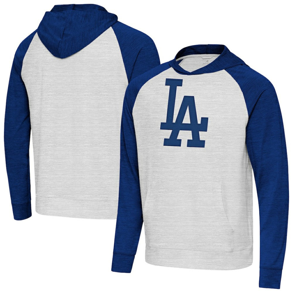Los Angeles Dodgers Antigua Urgent Pullover Hoodie Royal/Gray
