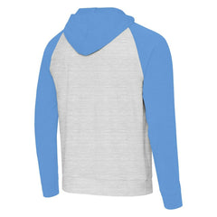 Tampa Bay Rays Antigua Urgent Pullover Hoodie Powder Blue/Gray
