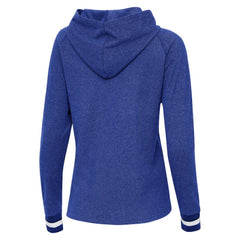 Toronto Blue Jays Antigua Women's Trek Pullover Hoodie Heather Royal