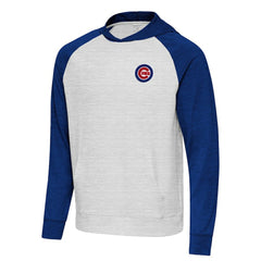 Chicago Cubs Antigua Urgent Pullover Hoodie Royal/Gray