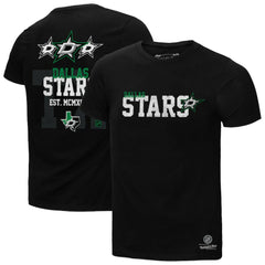 Dallas Stars Mitchell & Ness Home T-Shirt - Black T-shirts