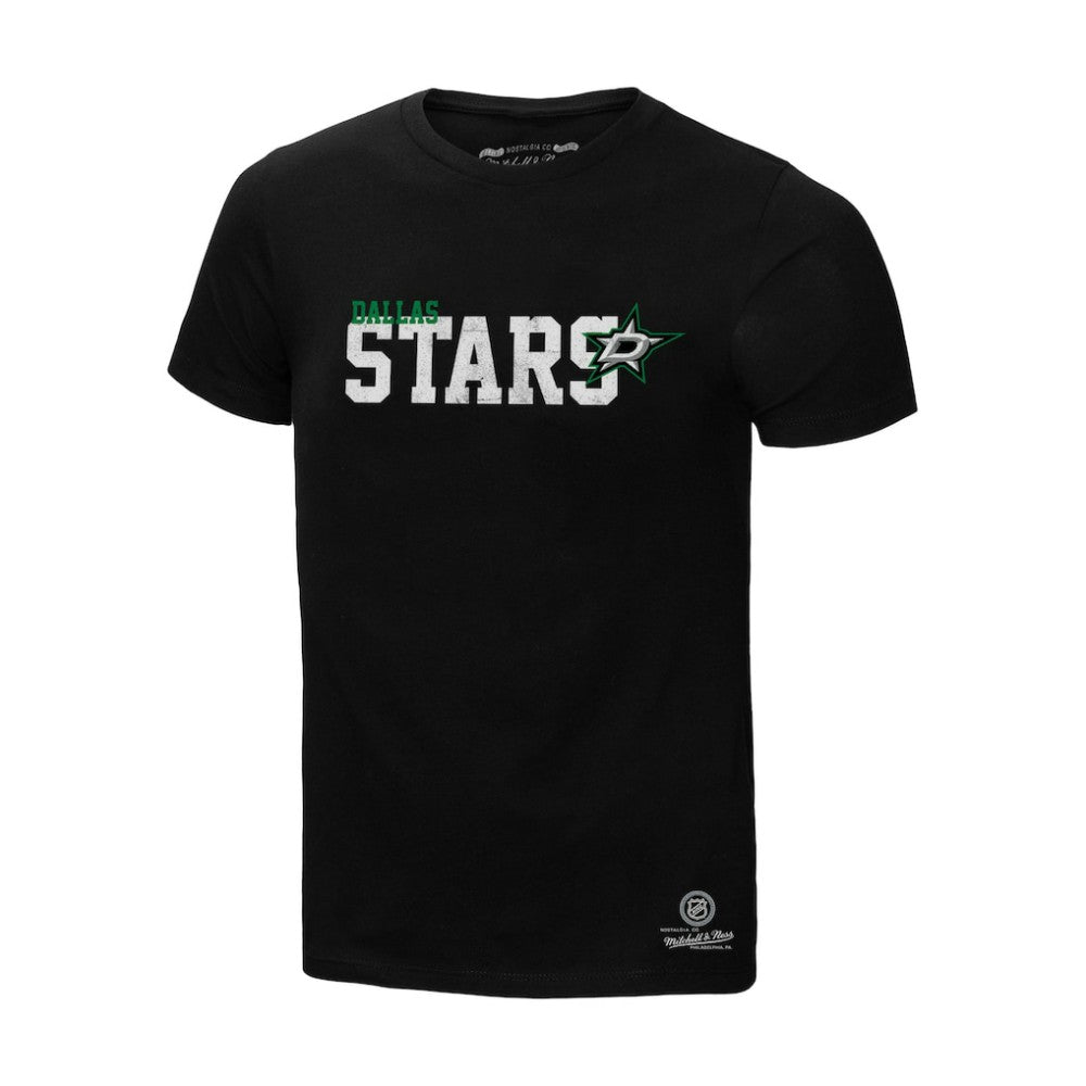 Dallas Stars Mitchell & Ness Home T-Shirt - Black T-shirts