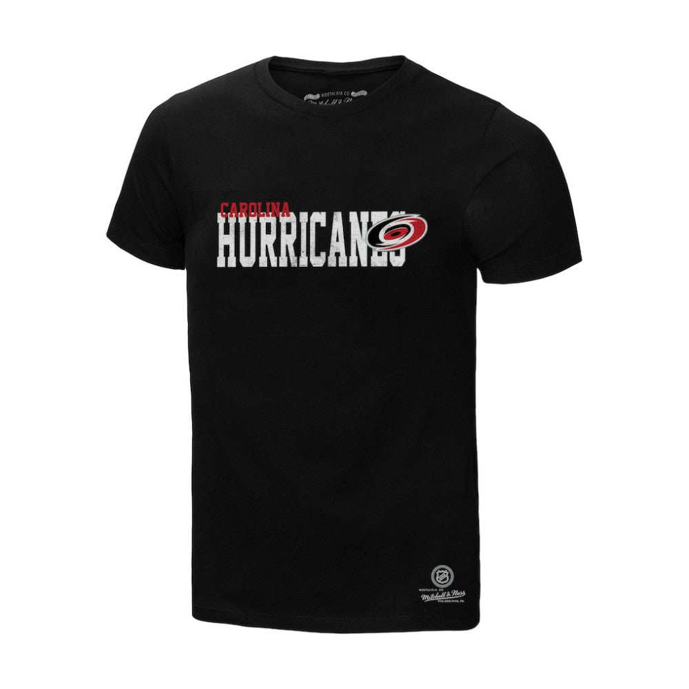 Carolina Hurricanes Mitchell & Ness Home T-Shirt - Black T-shirts
