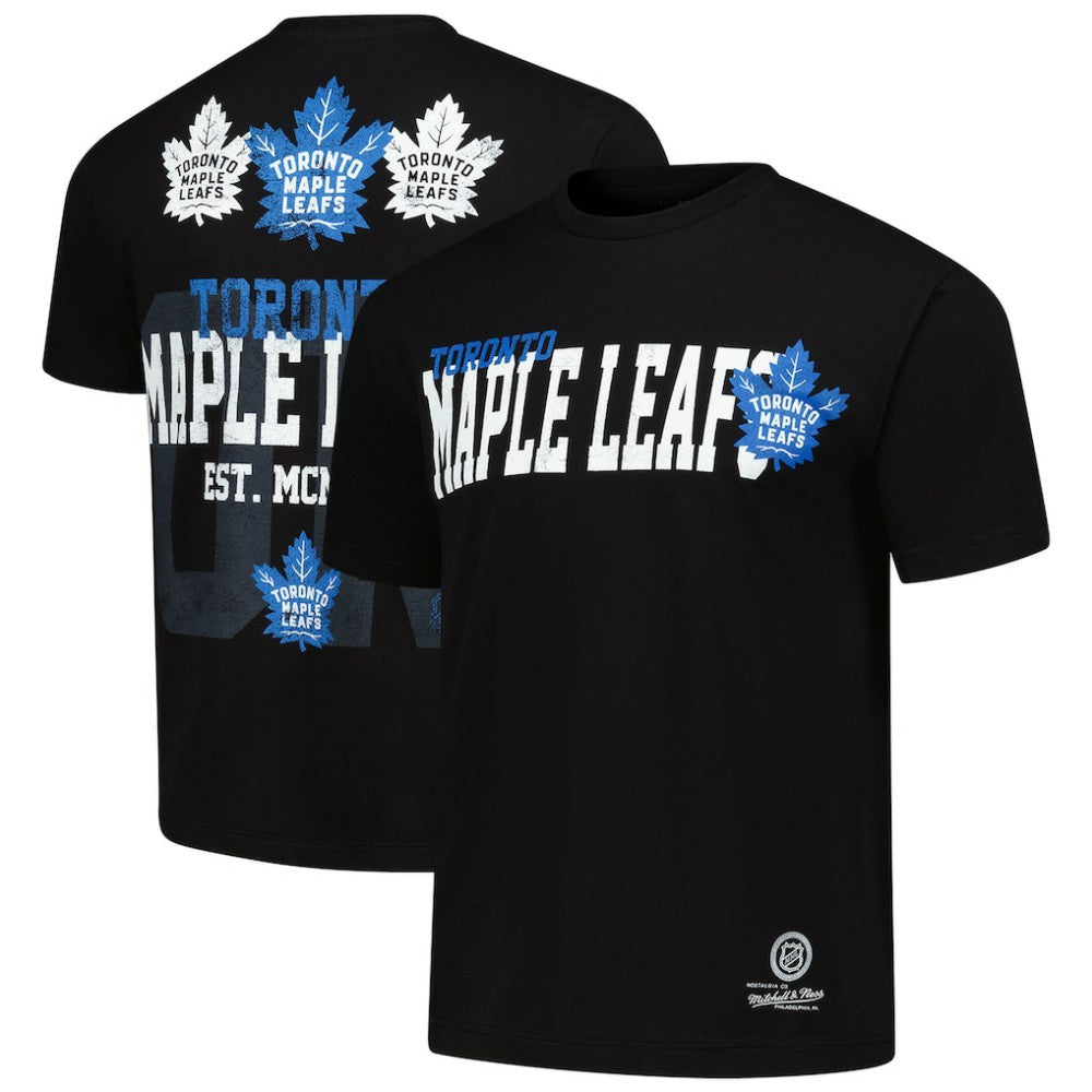 Toronto Maple Leafs Mitchell & Ness Home T-Shirt - Black T-shirts