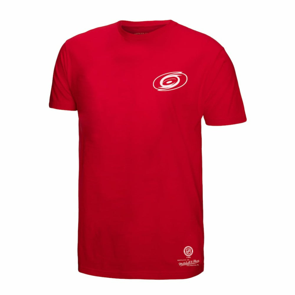 Carolina Hurricanes Mitchell & Ness Core Penalty Box 3.0 T-Shirt - Red T-shirts