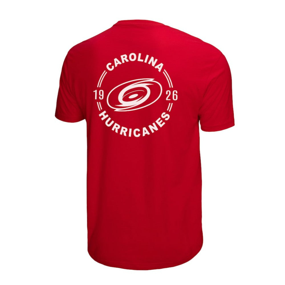 Carolina Hurricanes Mitchell & Ness Core Penalty Box 3.0 T-Shirt - Red T-shirts