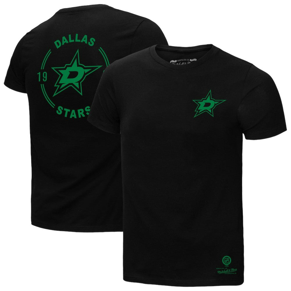 Dallas Stars Mitchell & Ness Core Penalty Box 3.0 T-Shirt - Black T-shirts