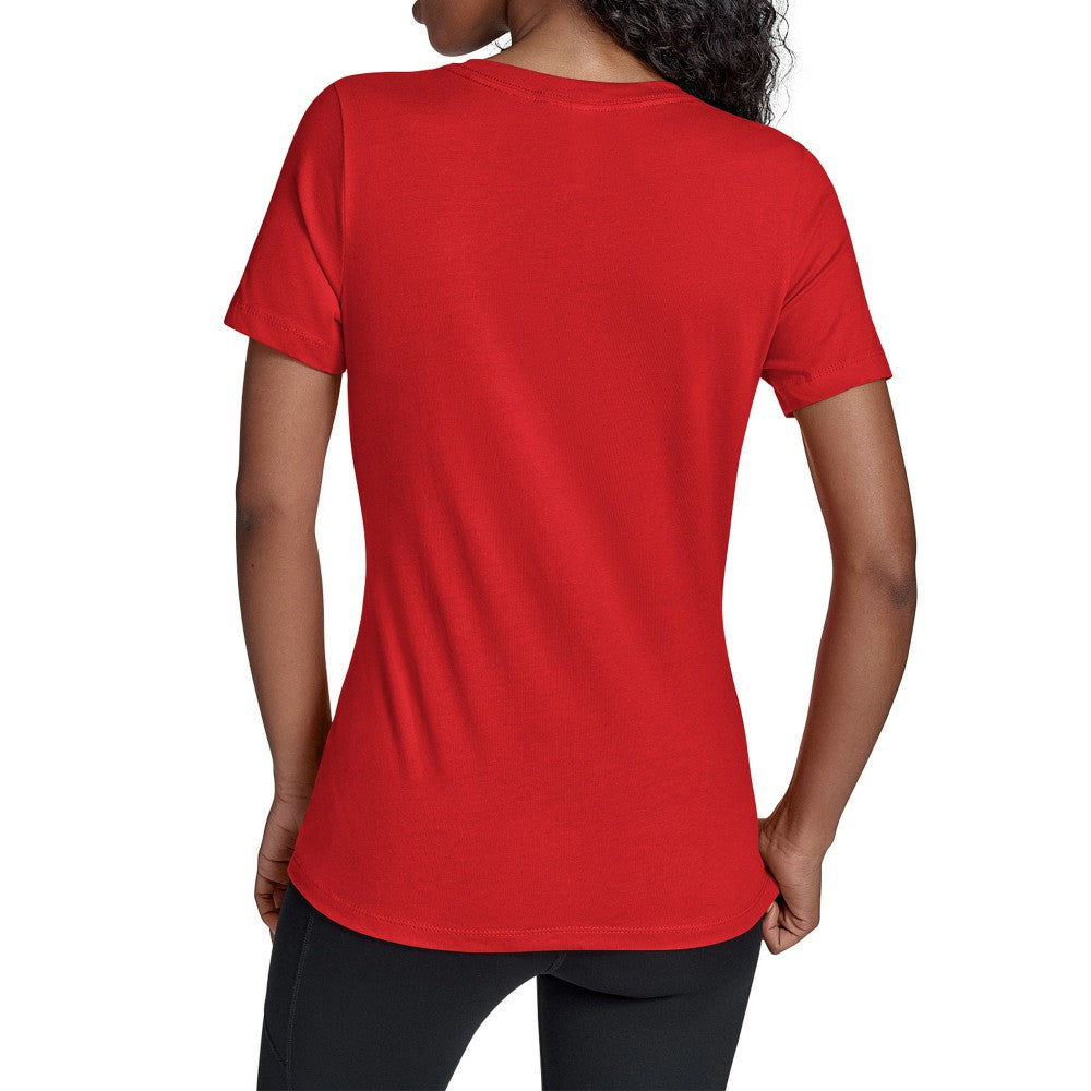 Los Angeles Angels Starter Women's Team Color Shading V-Neck T-Shirt Red