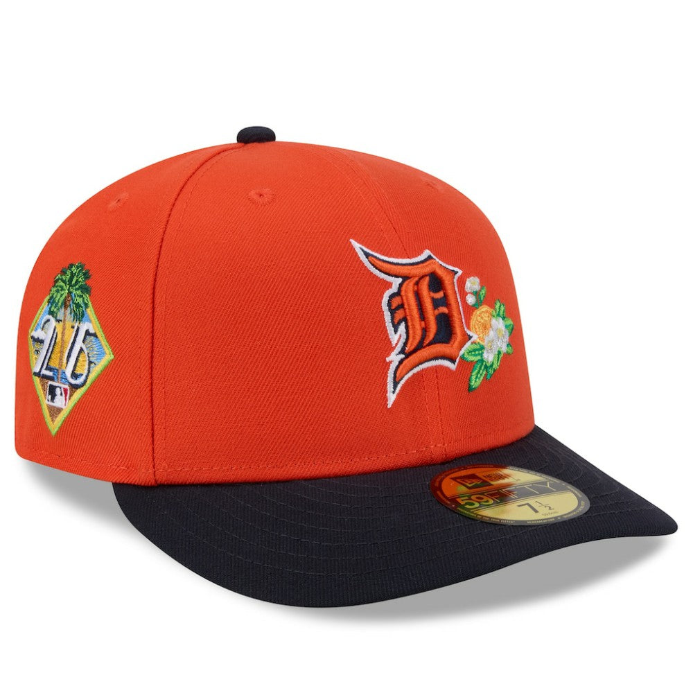 Detroit Tigers 2026 Spring Training 59FIFTY Fitted Hat Orange/Navy