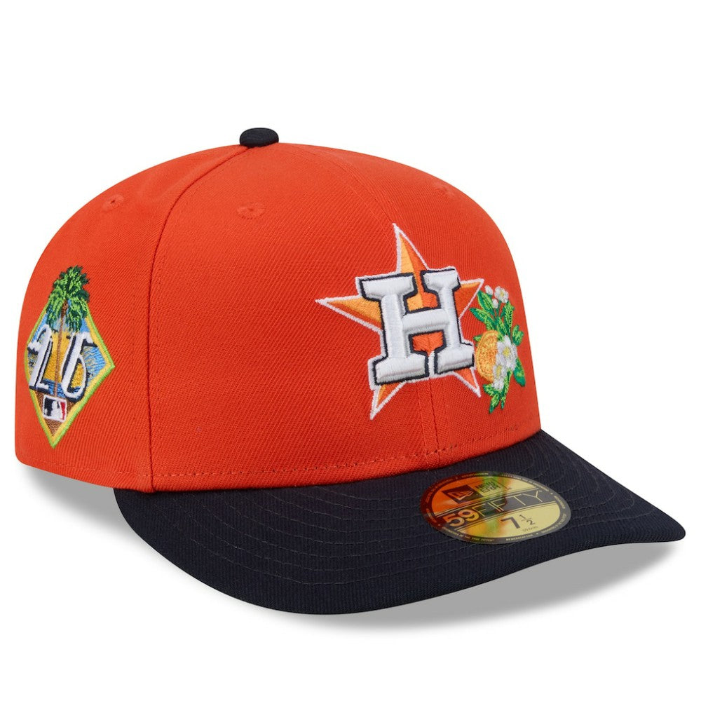 Houston Astros 2026 Spring Training 59FIFTY Fitted Hat Orange/Navy