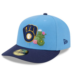 Milwaukee Brewers 2026 Spring Training 59FIFTY Fitted Hat Light Blue/Navy