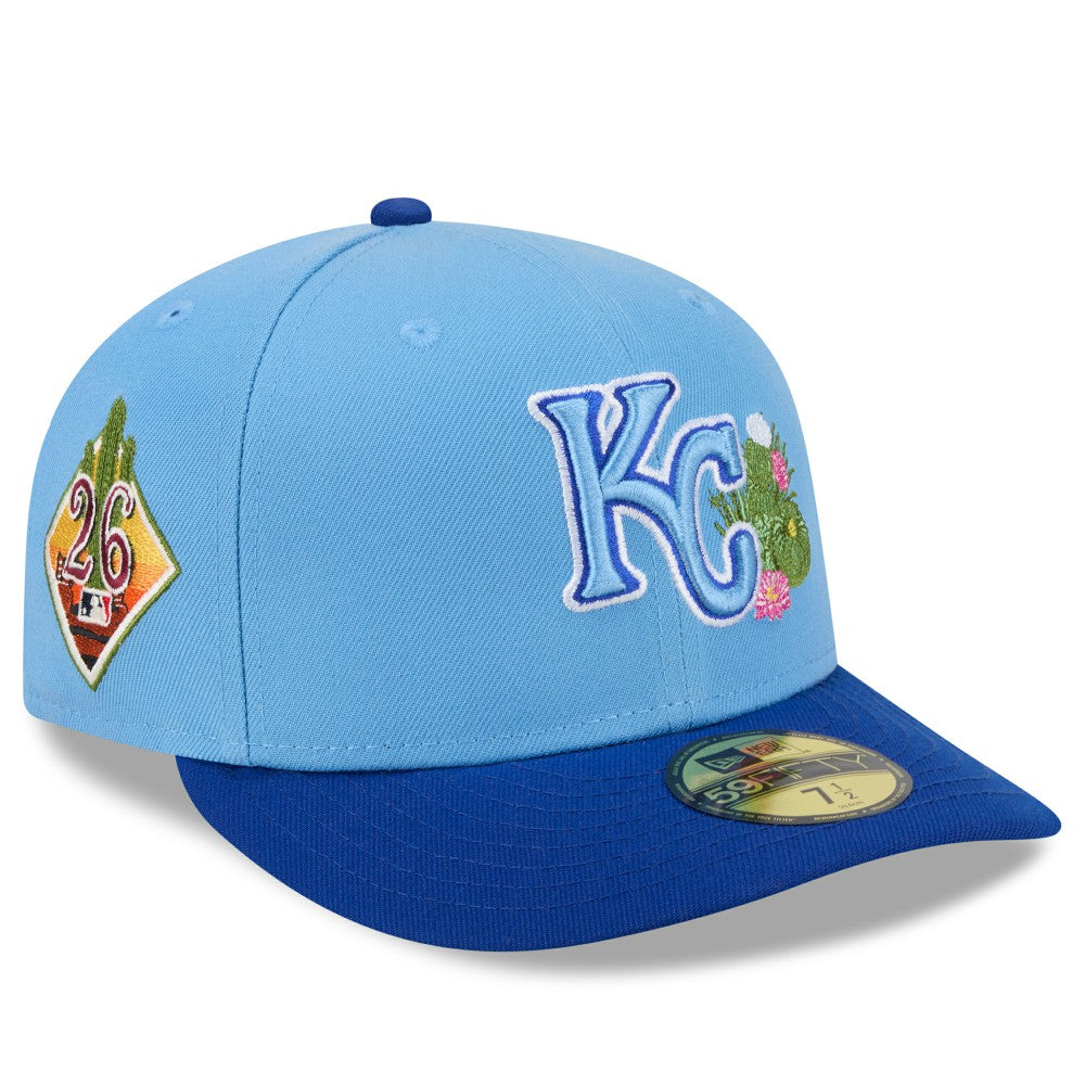 Kansas City Royals 2026 Spring Training 59FIFTY Fitted Hat Light Blue/Royal