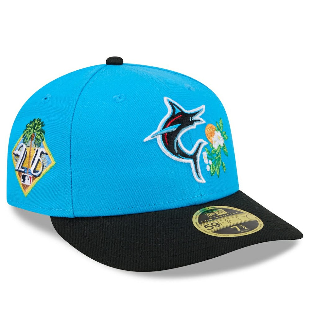 Miami Marlins 2026 Spring Training Low Profile 59FIFTY Fitted Hat Blue/Black