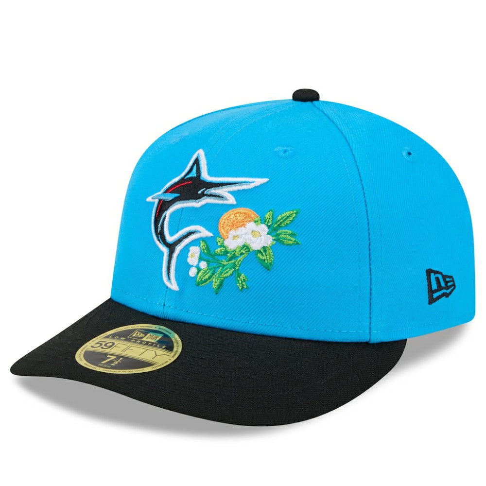 Miami Marlins 2026 Spring Training Low Profile 59FIFTY Fitted Hat Blue/Black