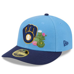 Milwaukee Brewers 2026 Spring Training Low Profile 59FIFTY Fitted Hat Light Blue/Navy