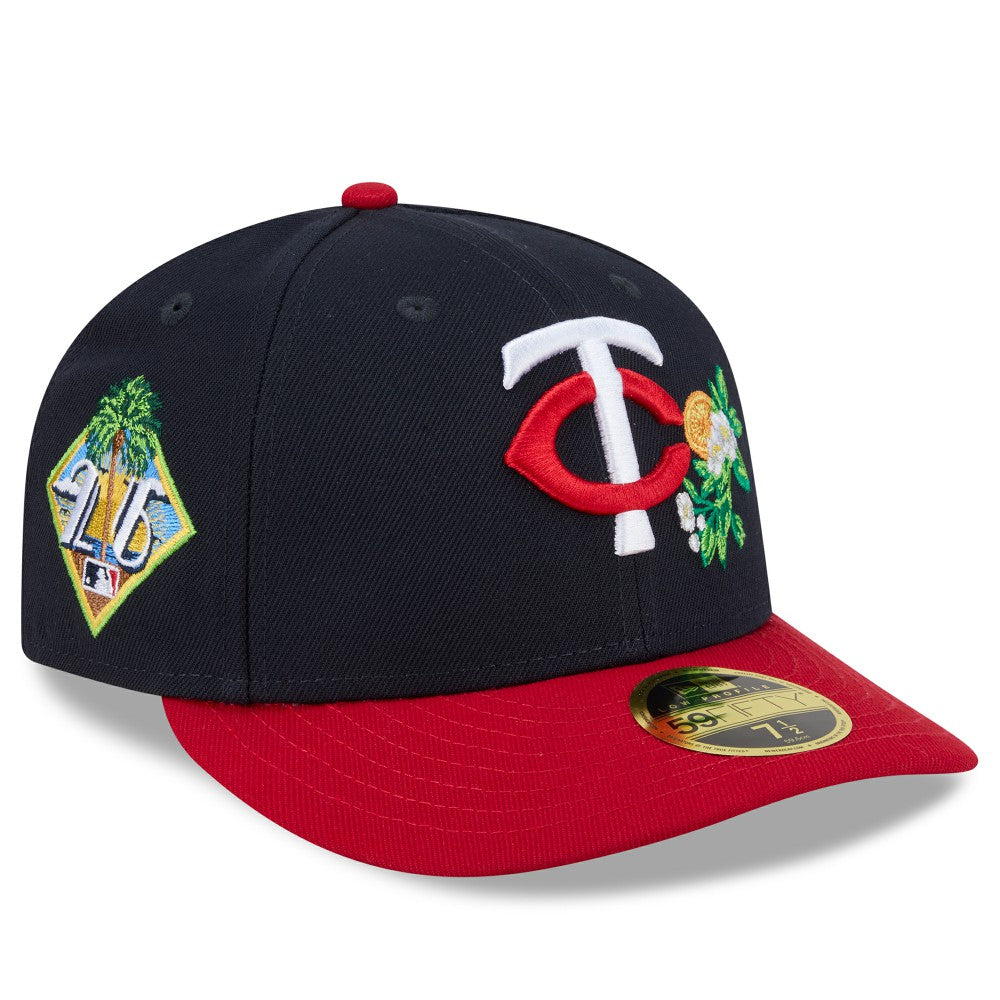 Minnesota Twins 2026 Spring Training Low Profile 59FIFTY Fitted Hat Navy/Red