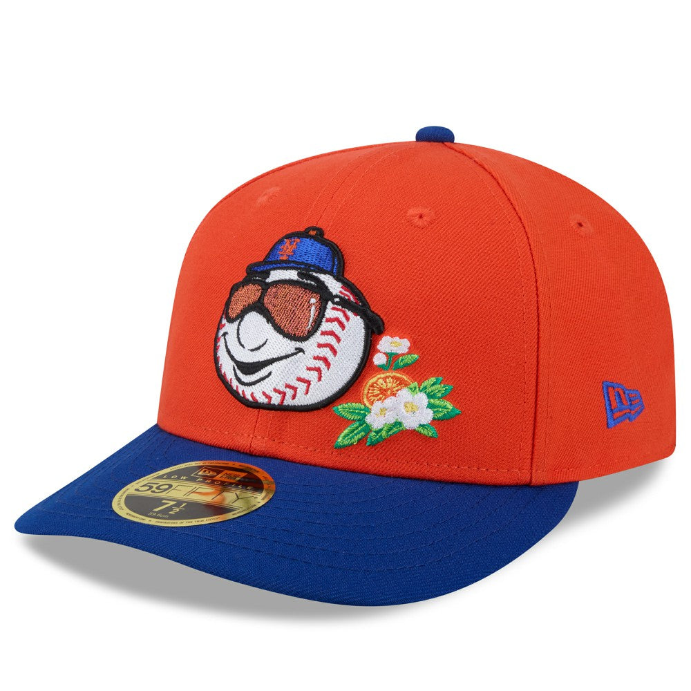 New York Mets 2026 Spring Training Low Profile 59FIFTY Fitted Hat Orange/Royal