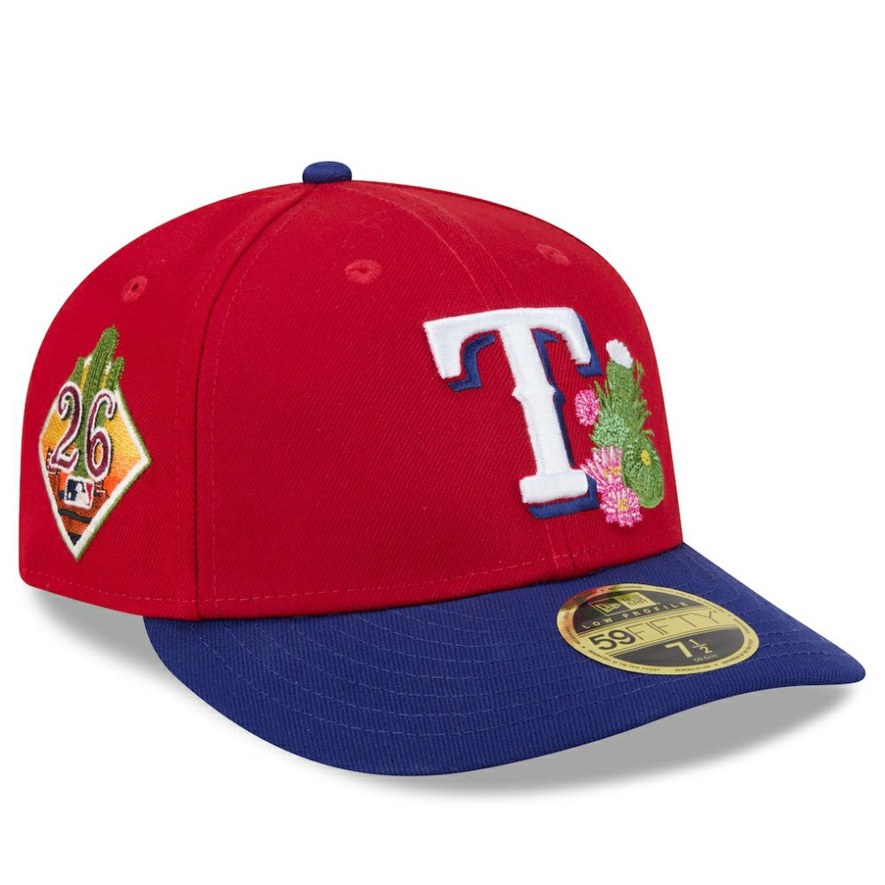 Texas Rangers 2026 Spring Training Low Profile 59FIFTY Fitted Hat Red/Royal