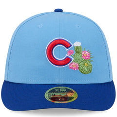 Chicago Cubs 2026 Spring Training Low Profile 59FIFTY Fitted Hat Light Blue/Royal