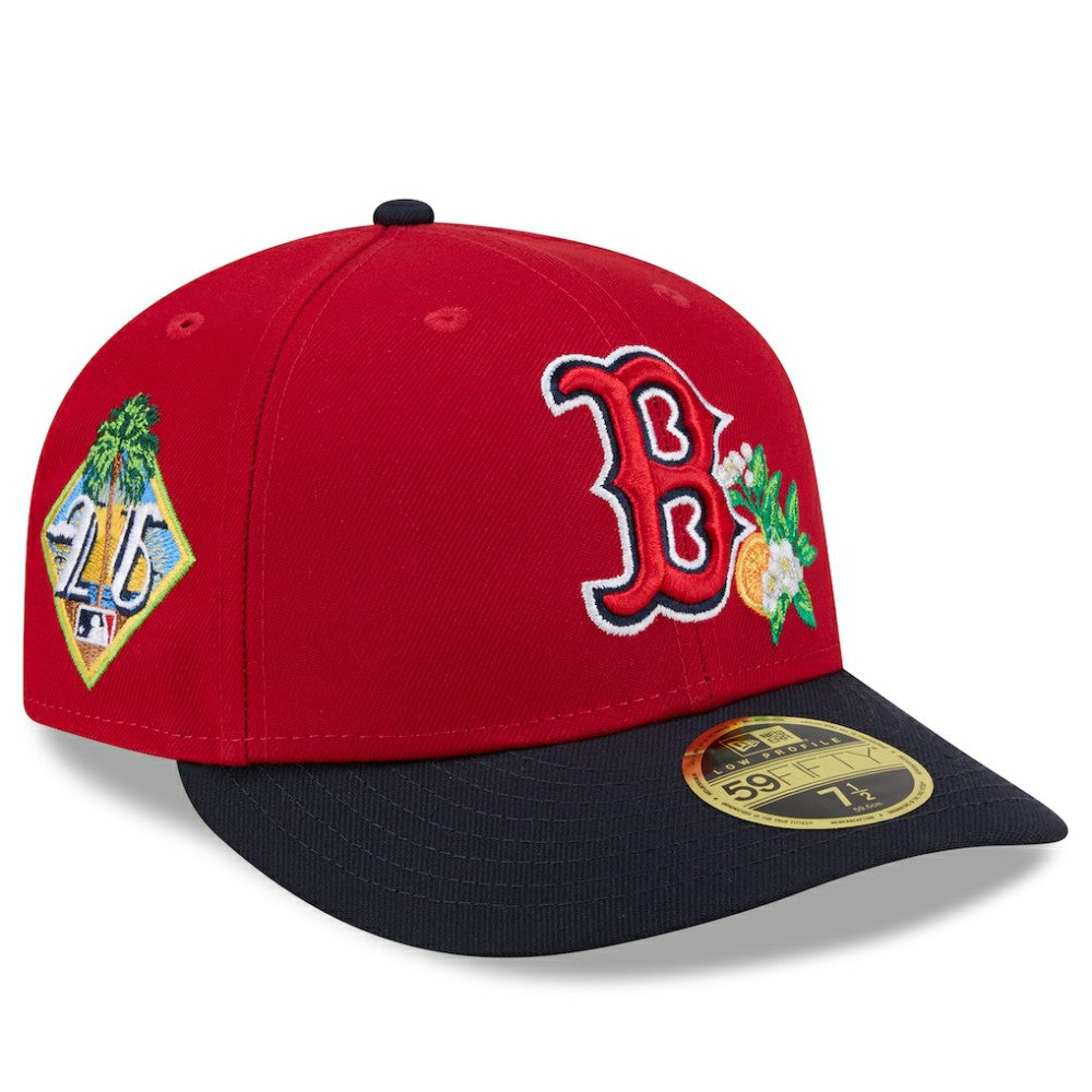 Boston Red Sox 2026 Spring Training Low Profile 59FIFTY Fitted Hat Red/Navy