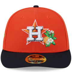 Houston Astros 2026 Spring Training Low Profile 59FIFTY Fitted Hat Orange/Navy