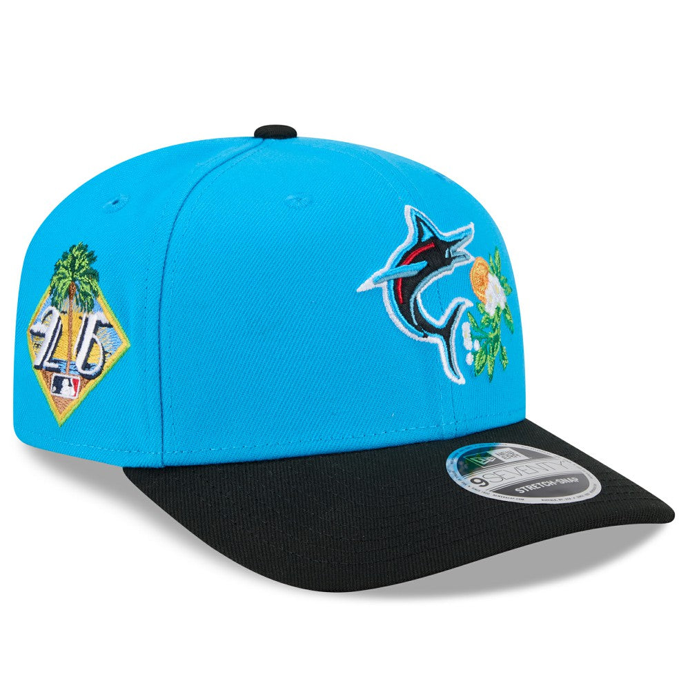 Miami Marlins 2026 Spring Training 9SEVENTY Adjustable Hat Blue/Black