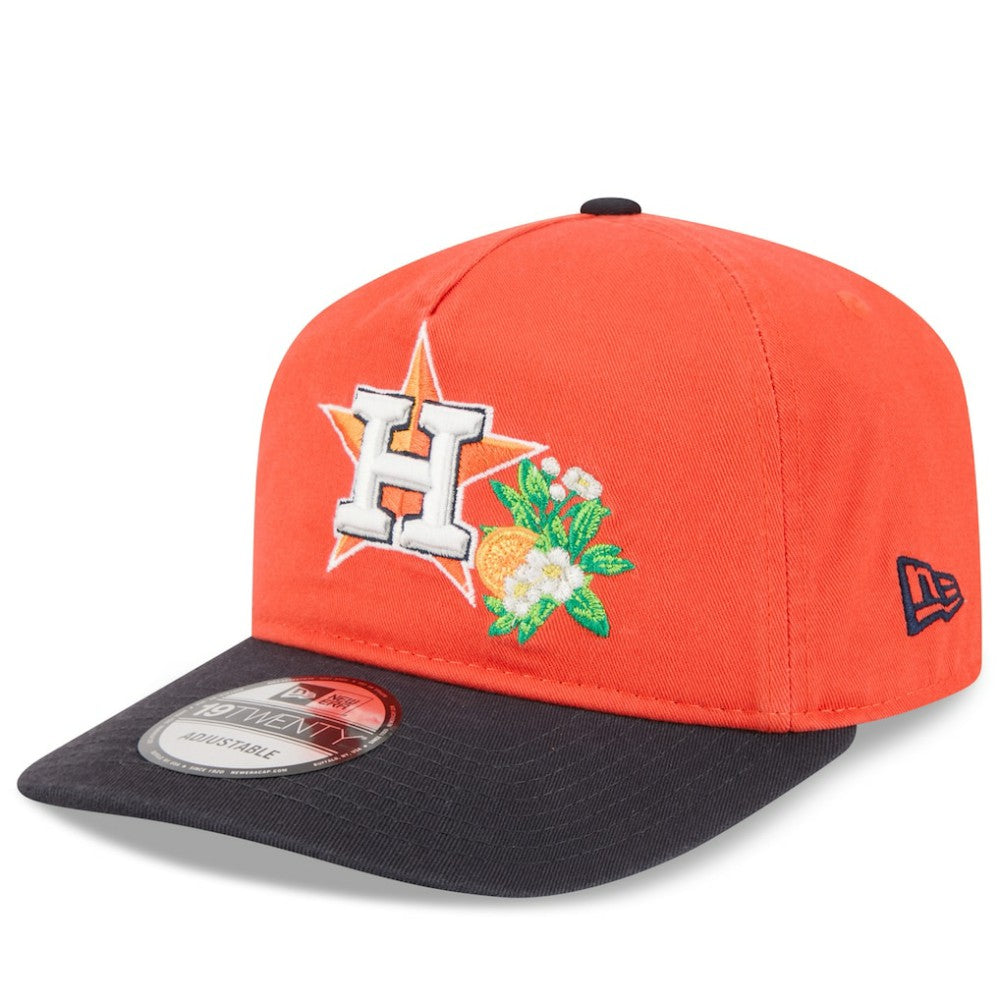 Houston Astros Youth 2026 Spring Training 19TWENTY Adjustable Hat Orange/Navy