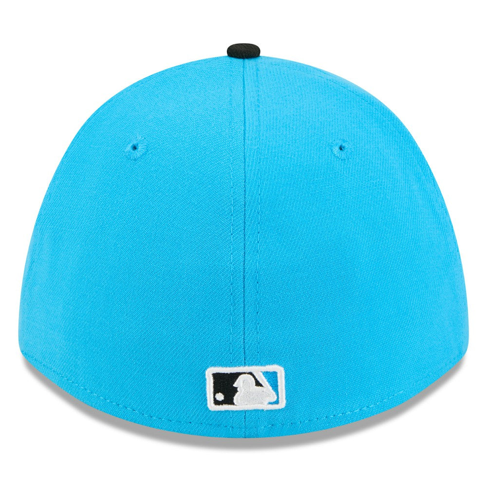 Miami Marlins 2026 Spring Training M-Crown 39THIRTY Flex Hat Blue/Black