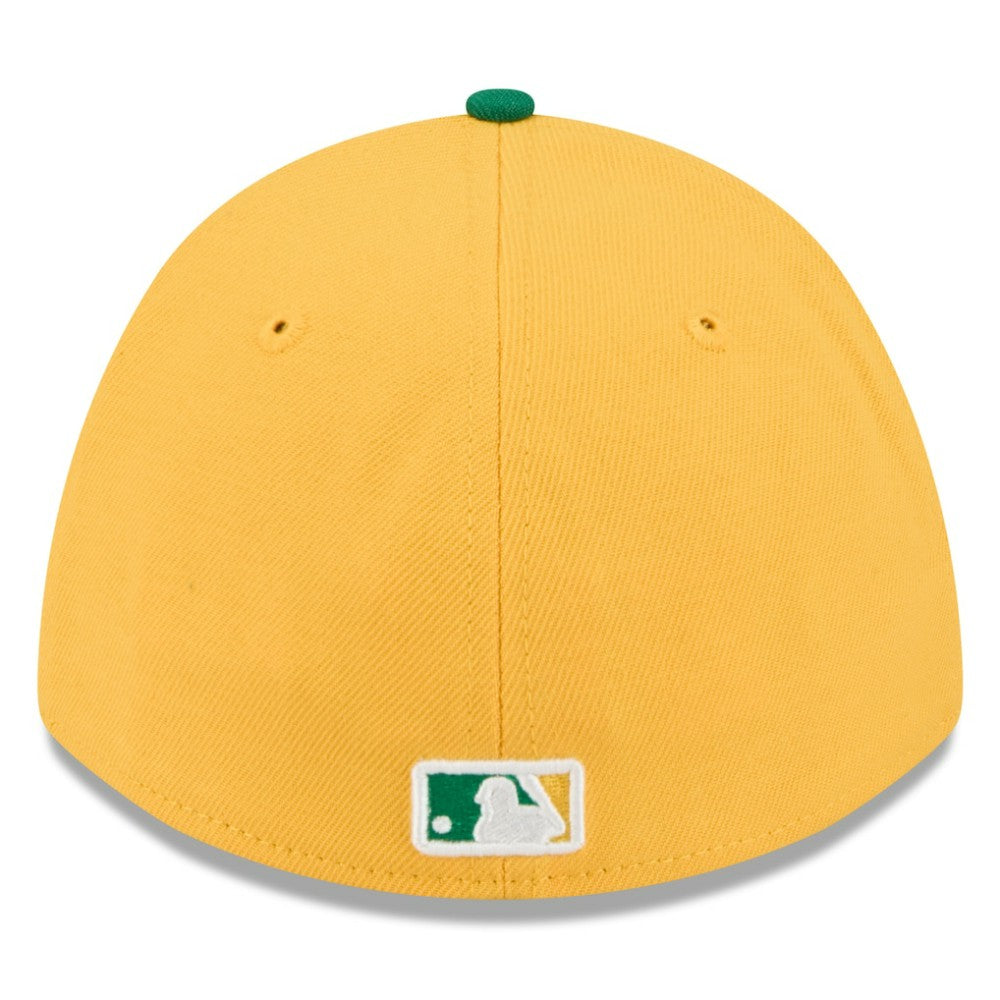Athletics 2026 Spring Training M-Crown 39THIRTY Flex Hat Gold/Green