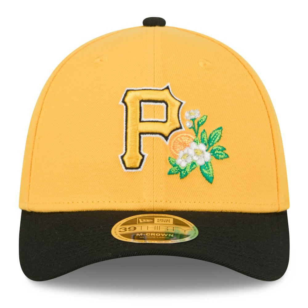 Pittsburgh Pirates 2026 Spring Training M-Crown 39THIRTY Flex Hat Gold/Black