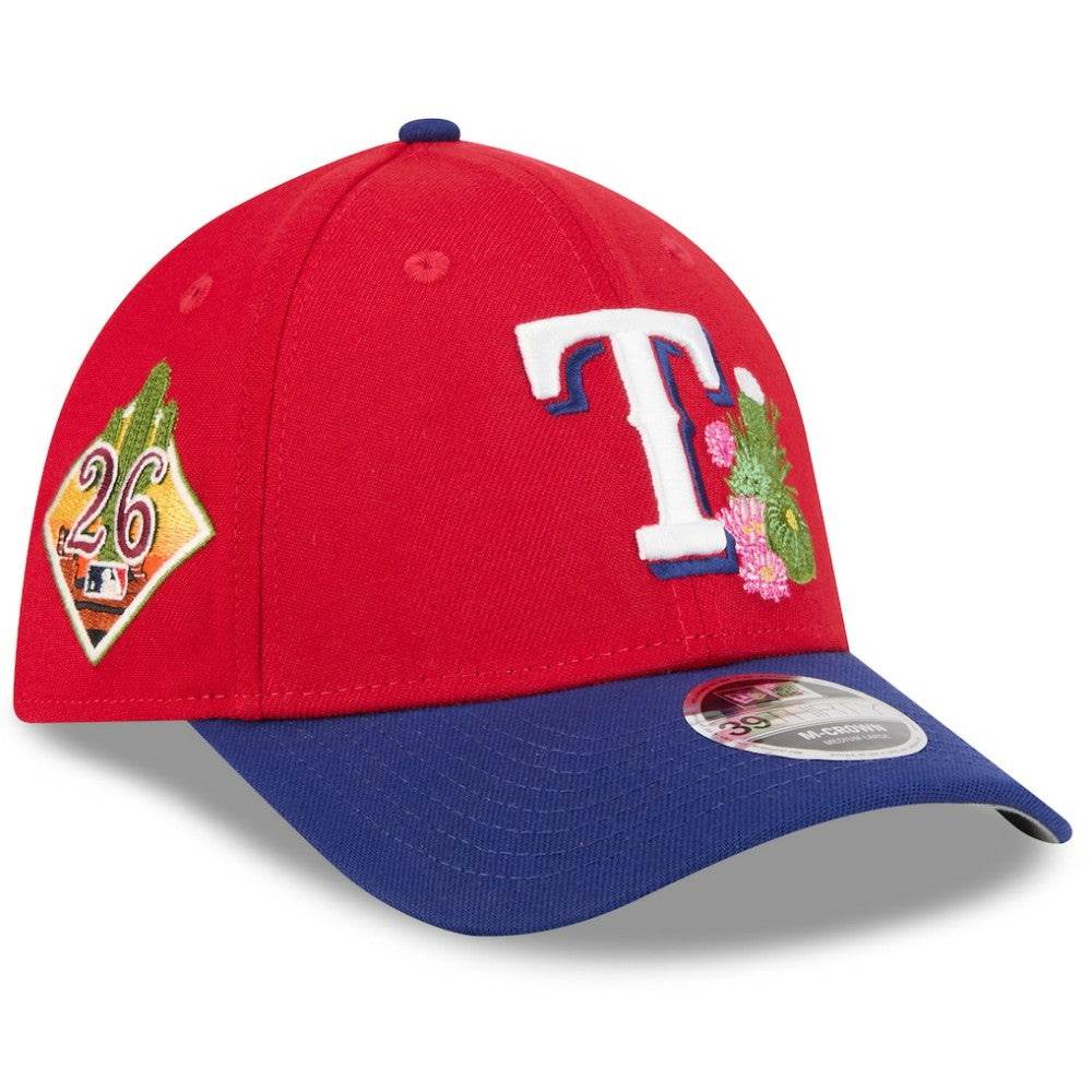 Texas Rangers 2026 Spring Training M-Crown 39THIRTY Flex Hat Red/Royal