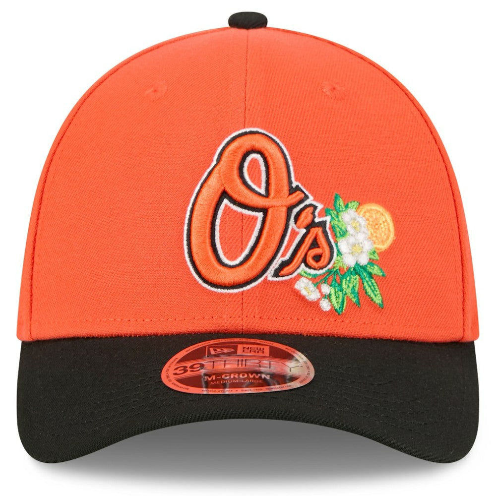 Baltimore Orioles 2026 Spring Training M-Crown 39THIRTY Flex Hat Orange/Black