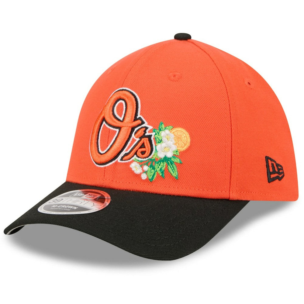 Baltimore Orioles 2026 Spring Training M-Crown 39THIRTY Flex Hat Orange/Black