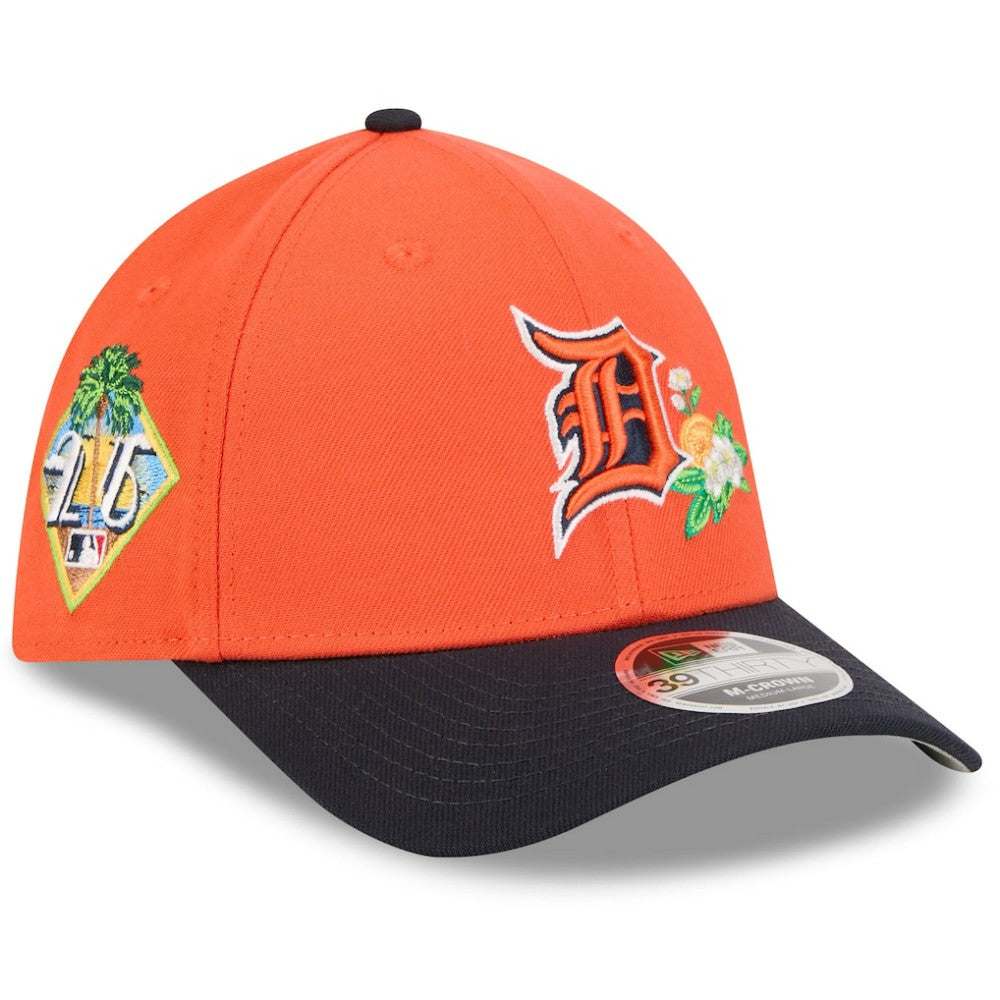Detroit Tigers 2026 Spring Training M-Crown 39THIRTY Flex Hat Orange/Navy