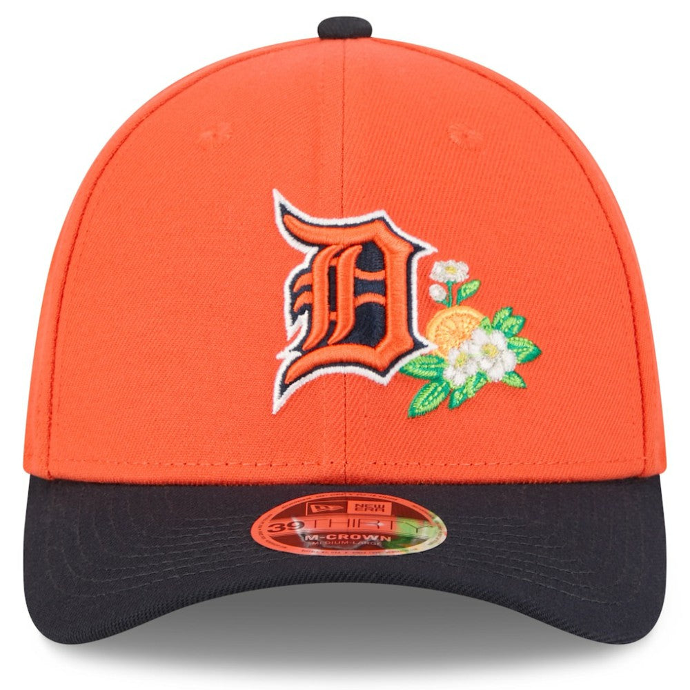 Detroit Tigers 2026 Spring Training M-Crown 39THIRTY Flex Hat Orange/Navy