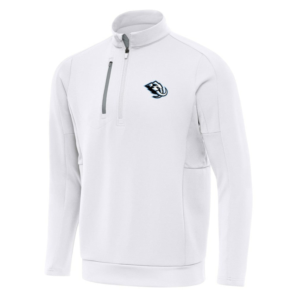 Utah Mammoth Antigua Generation Quarter-Zip Pullover - White Pullover
