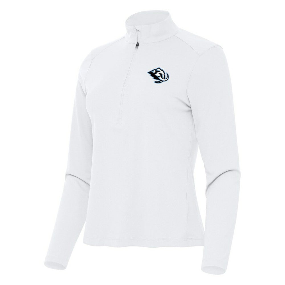 Utah Mammoth Antigua Women's Tribute Half-Zip Pullover - White Pullover