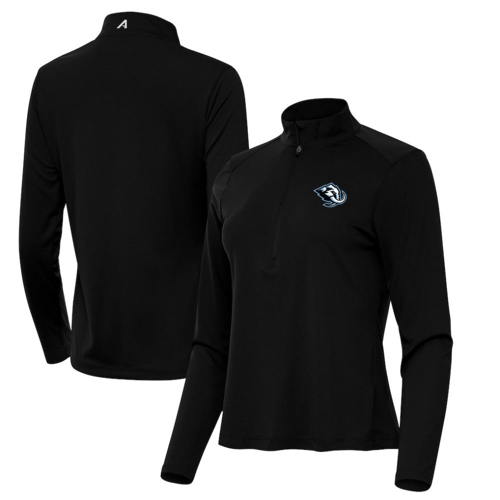 Utah Mammoth Antigua Women's Tribute Half-Zip Pullover - Black Pullover