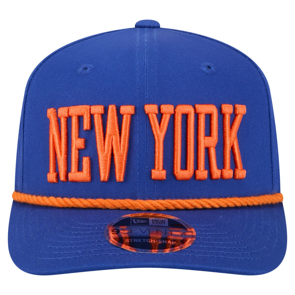 New York Knicks Wordmark Rope 9SEVENTY Adjustable Hat - Blue cheap