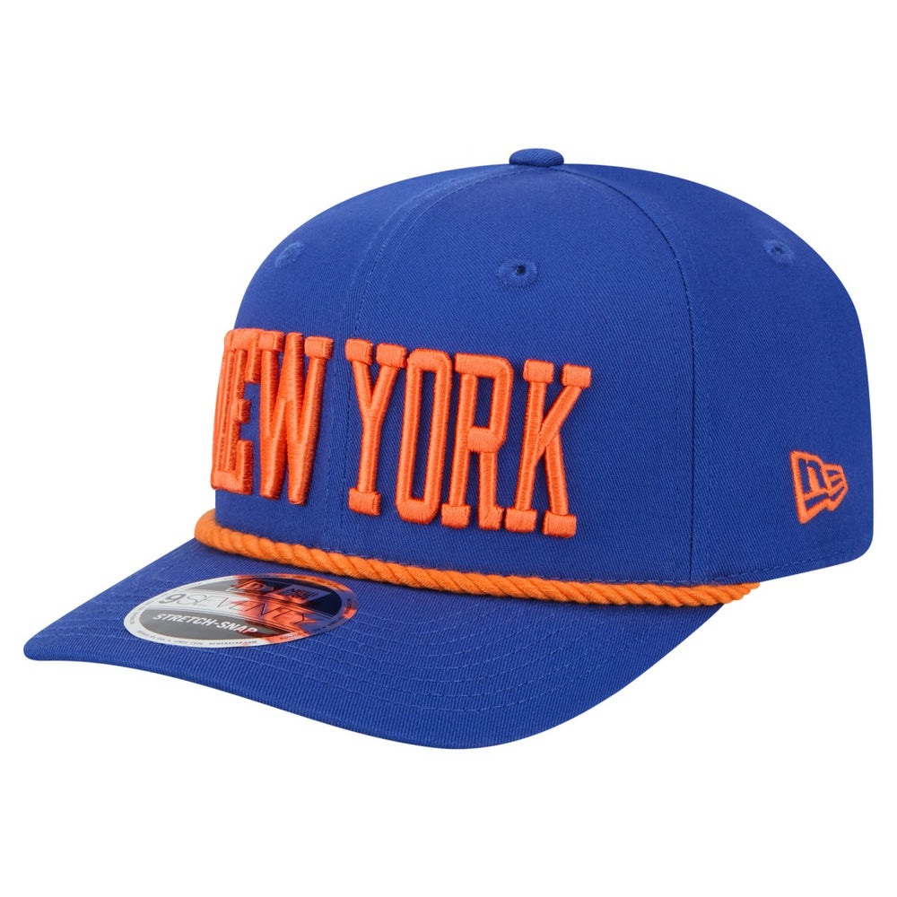 New York Knicks Wordmark Rope 9SEVENTY Adjustable Hat - Blue cheap
