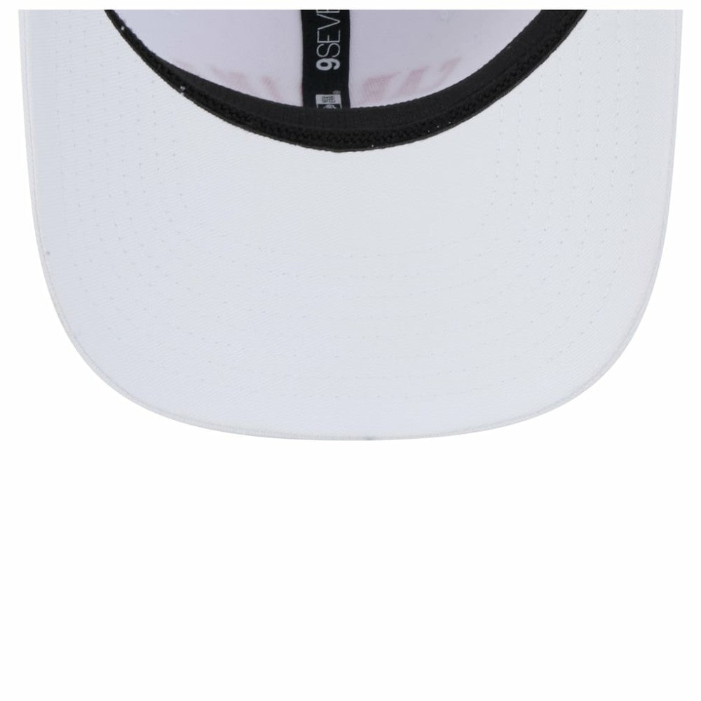 Carolina Hurricanes New Era Team Lockup Basic 9SEVENTY Adjustable Hat - White Hats