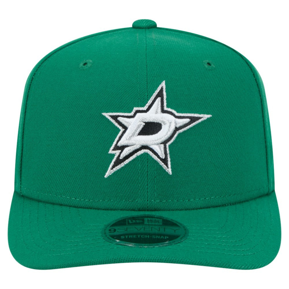Dallas Stars New Era Logo Basic 9SEVENTY Adjustable Hat - Kelly Green Hats